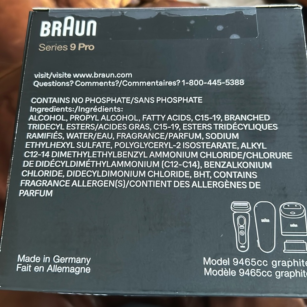 Braun series 9 smart care shave center